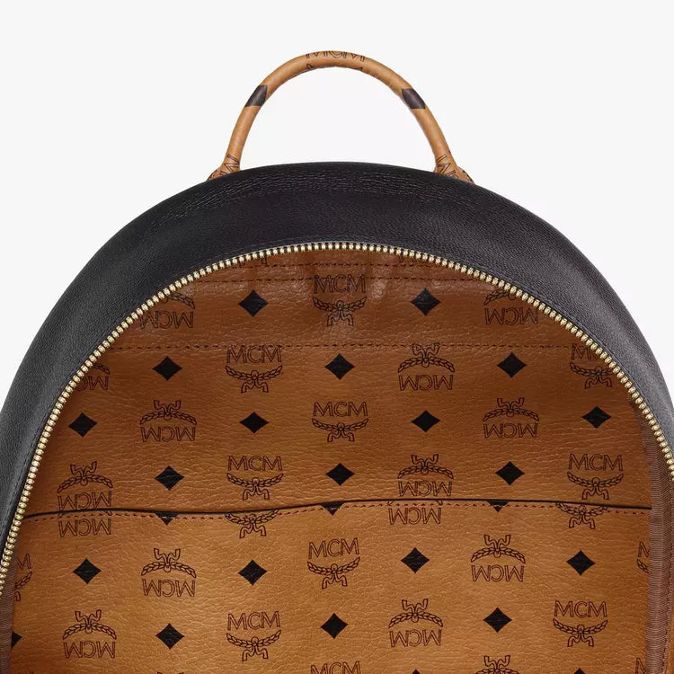 MCM STARK BACKPACK IN EMBOSSED LOGO LEATHER 3