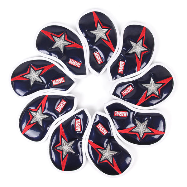 Volvik Marvel Captain America Golf Headcover 9 PCS for Irons